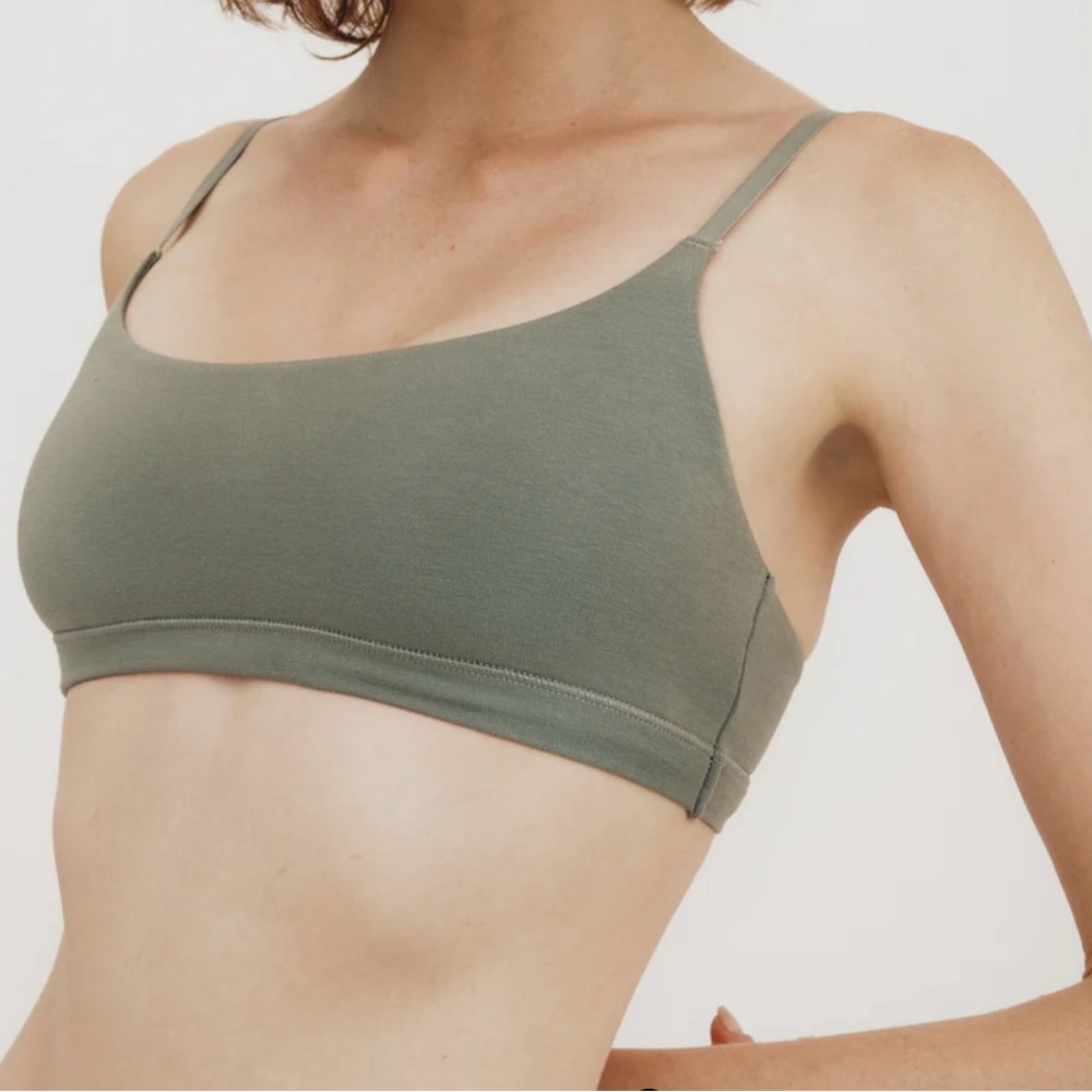 Organic basics COTTON
Flex Bralette small Seaweed